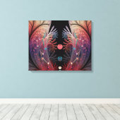 Jongleer Abstracte Moderne Fantasie Fractale Kunst Canvas Afdruk (Insitu (Houten vloer))