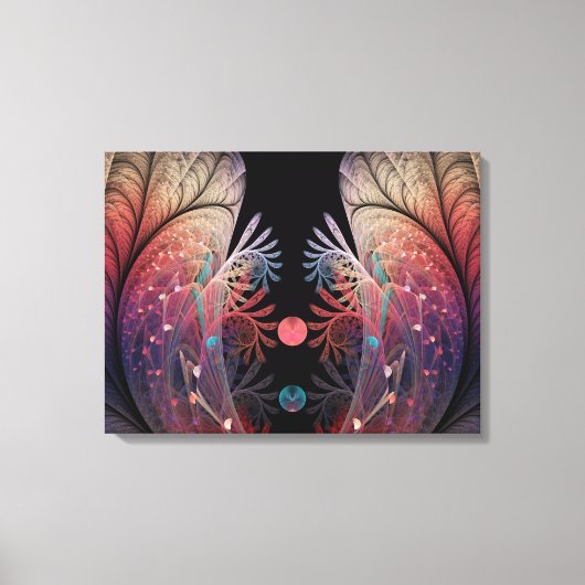 Jongleer Abstracte Moderne Fantasie Fractale Kunst Canvas Afdruk (Voorkant)