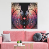 Jongleer Abstracte Moderne Fantasie Fractale Kunst Canvas Afdruk (Insitu (Woonkamer))