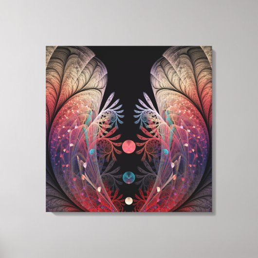 Jongleer Abstracte Moderne Fantasie Fractale Kunst Canvas Afdruk (Voorkant)