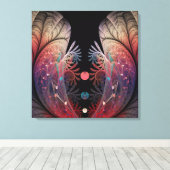 Jongleer Abstracte Moderne Fantasie Fractale Kunst Canvas Afdruk (Insitu (Houten vloer))