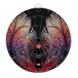 Jongleer Abstracte Moderne Fantasie Fractale Kunst Dartbord