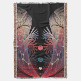 Jongleer Abstracte Moderne Fantasie Fractale Kunst Deken