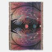 Jongleer Abstracte Moderne Fantasie Fractale Kunst Deken (Voorkant Verticaal)