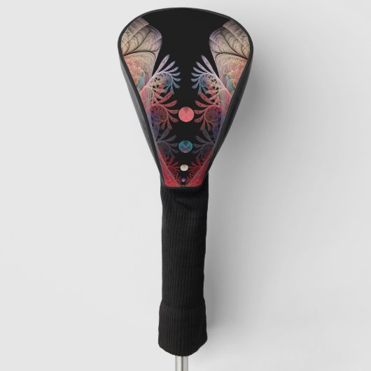 Jongleer Abstracte Moderne Fantasie Fractale Kunst Golfheadcover (Voorkant)