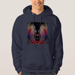 Jongleer Abstracte Moderne Fantasie Fractale Kunst Hoodie