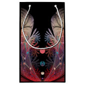 Jongleer Abstracte Moderne Fantasie Fractale Kunst Klein Cadeauzakje (Achterkant)