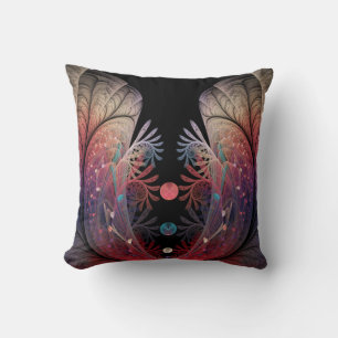 Jongleer Abstracte Moderne Fantasie Fractale Kunst Kussen