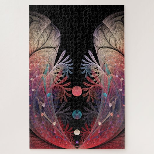 Jongleer Abstracte Moderne Fantasie Fractale Kunst Legpuzzel (Verticaal)