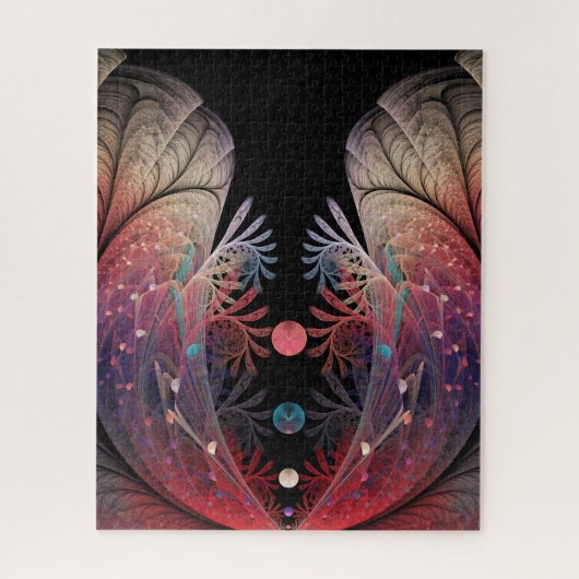 Jongleer Abstracte Moderne Fantasie Fractale Kunst Legpuzzel (Verticaal)