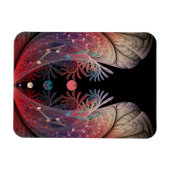Jongleer Abstracte Moderne Fantasie Fractale Kunst Magneet (Horizontaal)