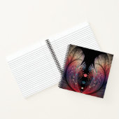 Jongleer Abstracte Moderne Fantasie Fractale Kunst Notitieboek (Binnen)