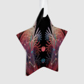 Jongleer Abstracte Moderne Fantasie Fractale Kunst Ornament (voorkant)