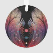 Jongleer Abstracte Moderne Fantasie Fractale Kunst Ornament (achterkant)