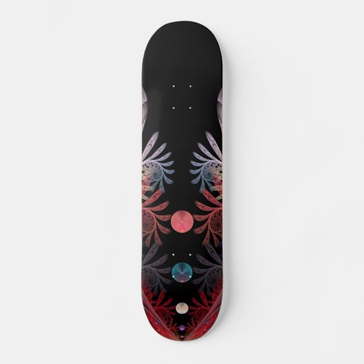 Jongleer Abstracte Moderne Fantasie Fractale Kunst Persoonlijk Skateboard (Voorkant)