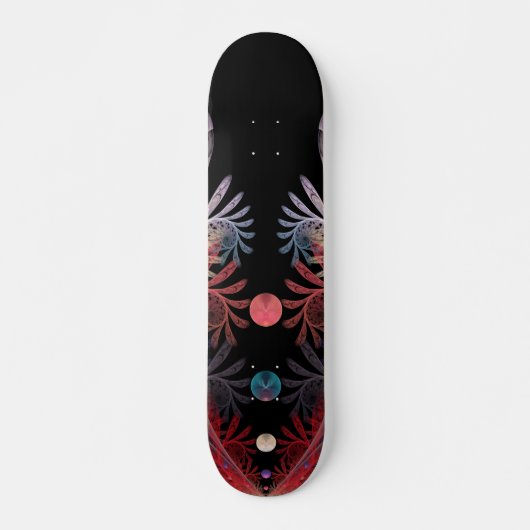 Jongleer Abstracte Moderne Fantasie Fractale Kunst Persoonlijk Skateboard (Voorkant)