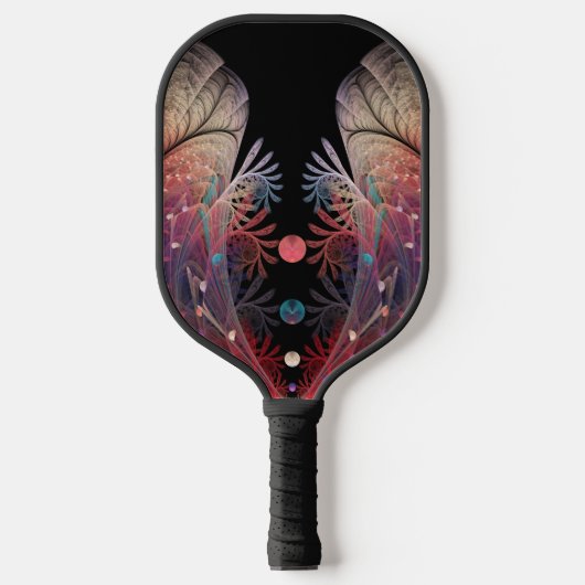 Jongleer Abstracte Moderne Fantasie Fractale Kunst Pickleball Paddle (Voorkant)