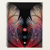 Jongleer Abstracte Moderne Fantasie Fractale Kunst Planner (Voorkant)