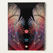Jongleer Abstracte Moderne Fantasie Fractale Kunst Planner (Achterkant)