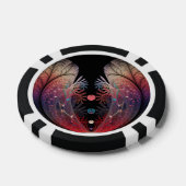 Jongleer Abstracte Moderne Fantasie Fractale Kunst Poker Chips (Enkel)