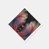 Jongleer Abstracte Moderne Fantasie Fractale Kunst Servet (Hoek)