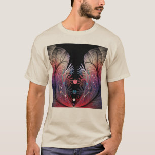 Jongleer Abstracte Moderne Fantasie Fractale Kunst T-shirt