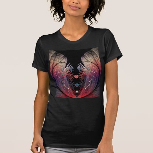 Jongleer Abstracte Moderne Fantasie Fractale Kunst T-shirt (Voorkant)