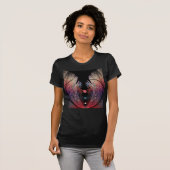 Jongleer Abstracte Moderne Fantasie Fractale Kunst T-shirt (Voorkant volledig)