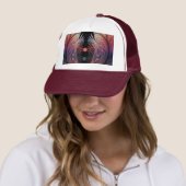 Jongleer Abstracte Moderne Fantasie Fractale Kunst Trucker Pet (In situ)