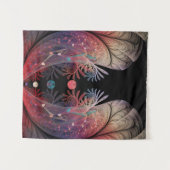 Jongleer Abstracte Moderne Fantasie Fractale Kunst Wandkleed (Voorkant (horizontaal))
