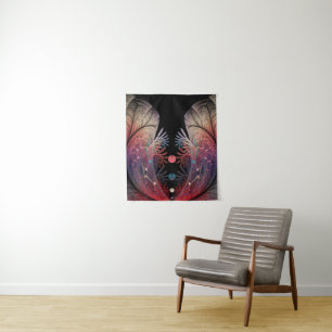 Jongleer Abstracte Moderne Fantasie Fractale Kunst Wandkleed