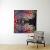 Jongleer Abstracte Moderne Fantasie Fractale Kunst Wandkleed (In Situ (horizontaal))