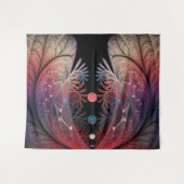 Jongleer Abstracte Moderne Fantasie Fractale Kunst Wandkleed (Voorkant (horizontaal))