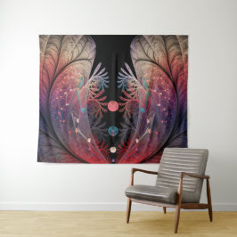 Jongleer Abstracte Moderne Fantasie Fractale Kunst Wandkleed