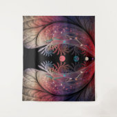 Jongleer Abstracte Moderne Fantasie Fractale Kunst Wandkleed (Voorkant)