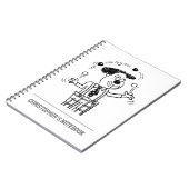 Jongleer- of entertainer notitieboek (Linkerzijde)