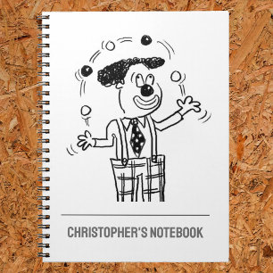 Jongleer- of entertainer notitieboek