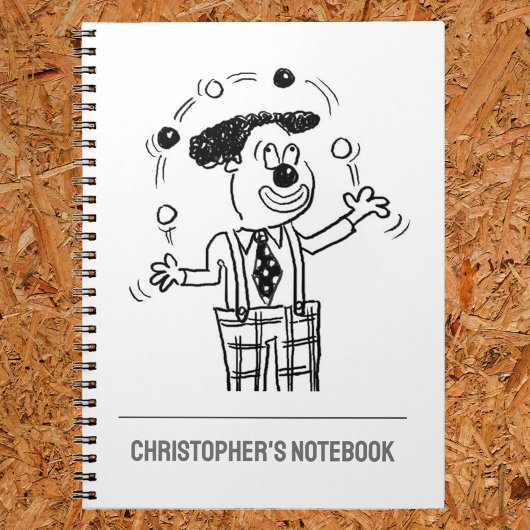 Jongleer- of entertainer notitieboek