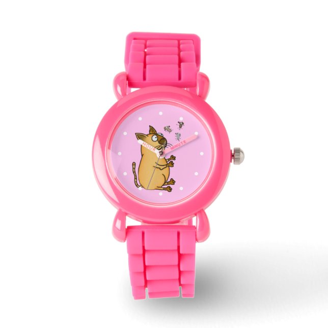 jongleerkat horloge (Voorkant)
