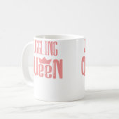 Jongleerkoningin voor Vrouwen Koffiemok (Voorkant links)