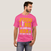 Jongleren En Bier Daarom Ben Ik Hier T-shirt (Voorkant volledig)