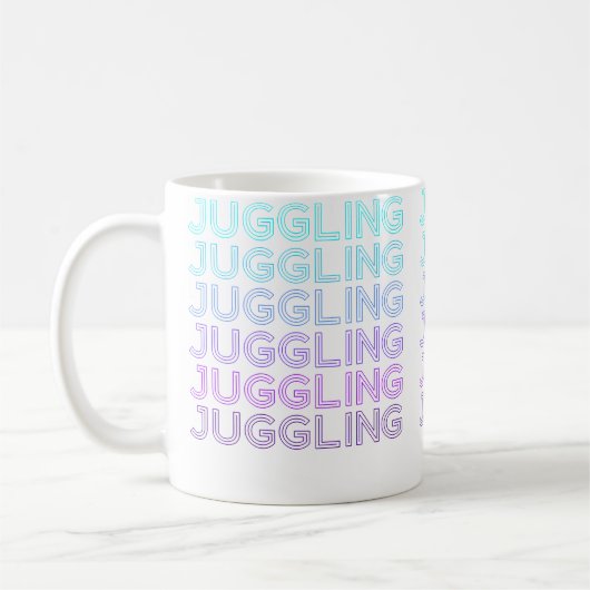 Jongleren Jongleur Circus Retro Koffiemok (Links)