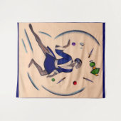 jongleren - juggellerafdrukken wandkleed (Voorkant (horizontaal))