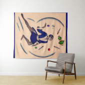 jongleren - juggellerafdrukken wandkleed (In Situ (horizontaal))