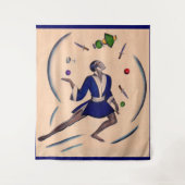 jongleren - juggellerafdrukken wandkleed (Voorkant)