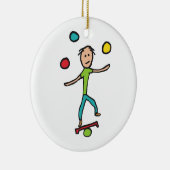 jongleren keramisch ornament (Rechts)