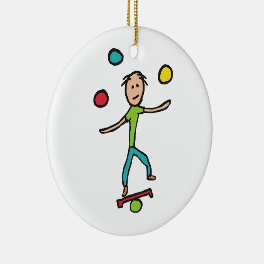 jongleren keramisch ornament (Rechts)