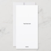 jongleren paashaas feestdagenkaart (Achterkant)