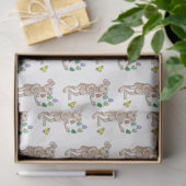 jongleren paashaas tissuepapier (Geschenk)