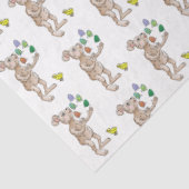 jongleren paashaas tissuepapier (Detail)